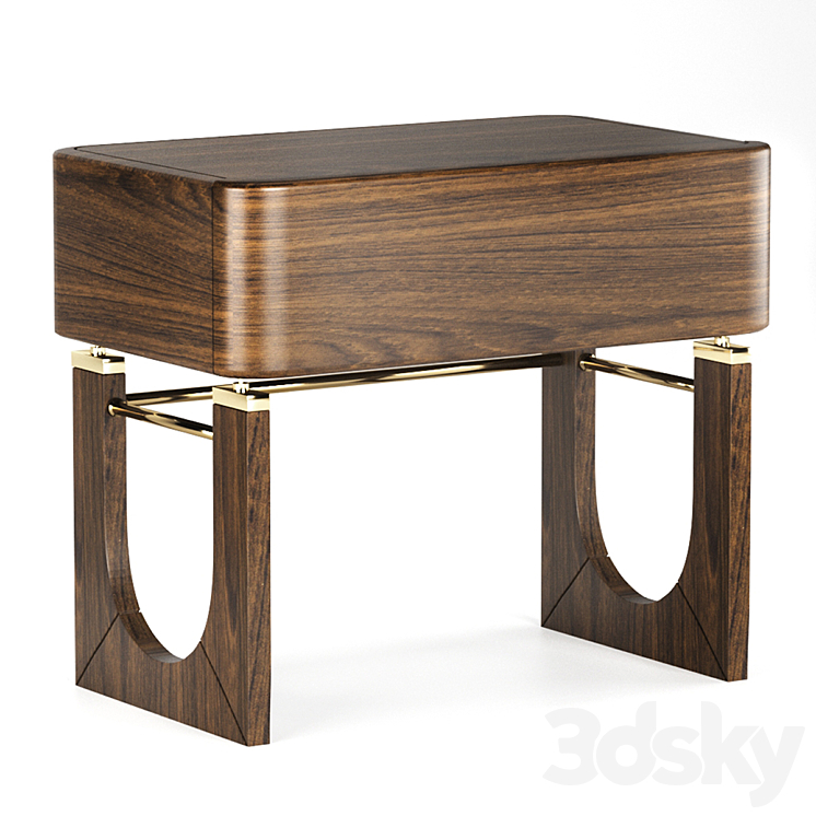 WILLIAMS Nightstand 3DS Max Model - thumbnail 1