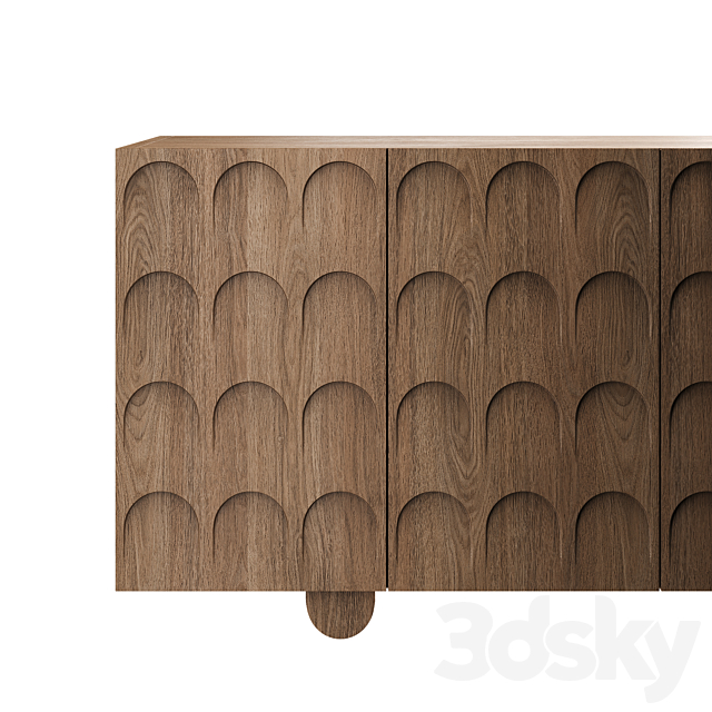 Winslow Credenza by Lock & Mortice 3ds Max - thumbnail 2