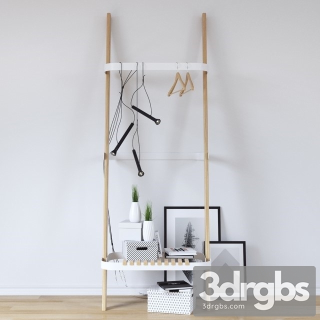 Wooden Rack 3dsmax Download - thumbnail 1