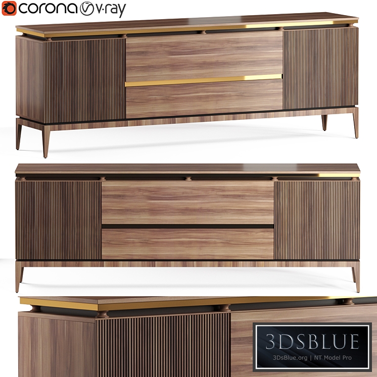 Yolliving mia sideboard 3DS Max - thumbnail 3