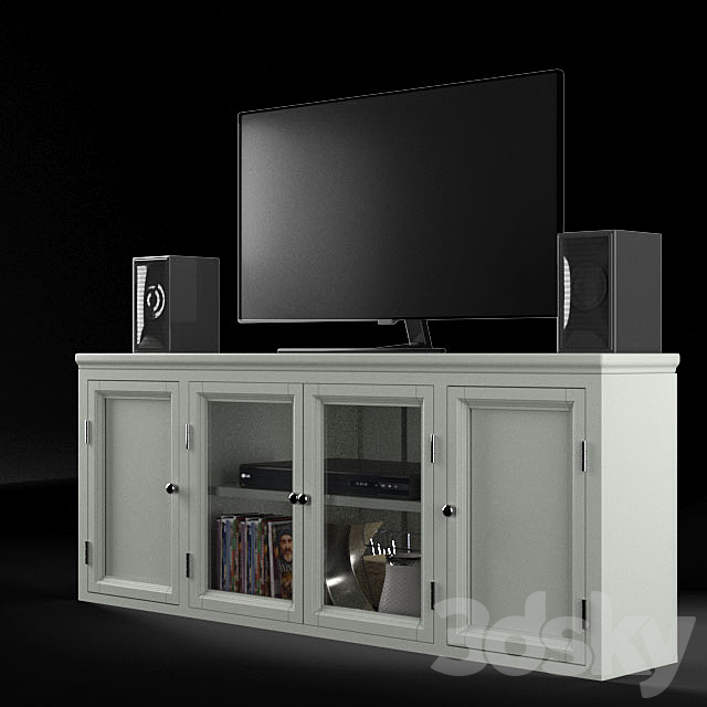 Yosef Corner 57 “TV Stand 3DSMax File - thumbnail 2