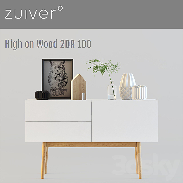 Zuiver _ High on Wood 2DR 1DO 3DSMax File - thumbnail 1