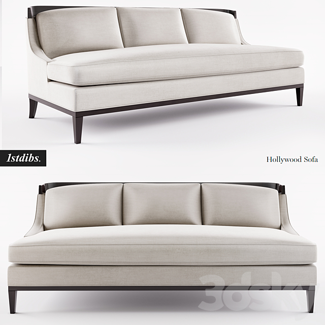 1stdibs. Hollywood Sofa 3DSMax File - thumbnail 1