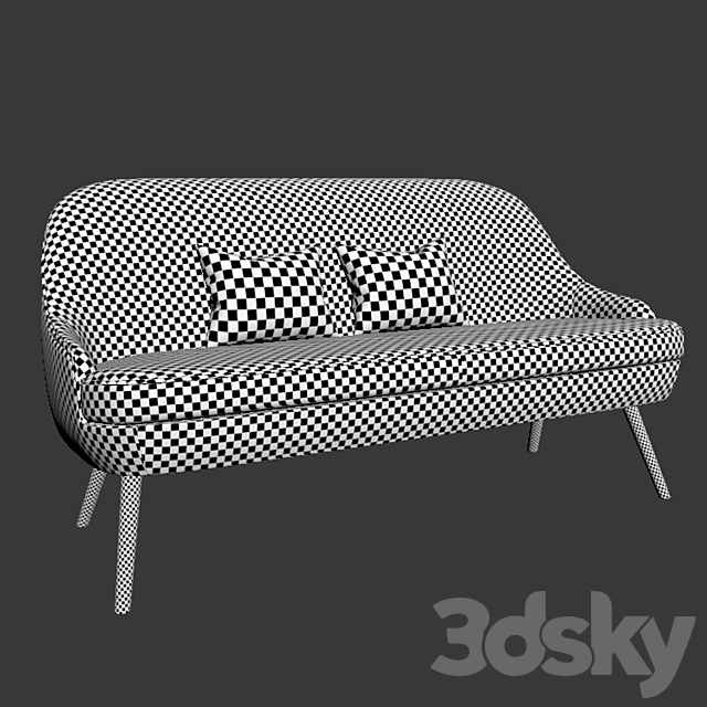 375 walter knoll sofa 3DSMax File - thumbnail 2