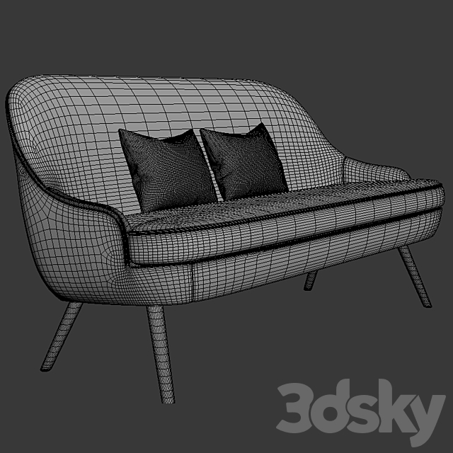 375 walter knoll sofa 3DSMax File - thumbnail 3