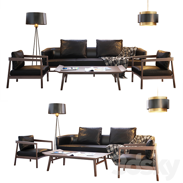 A set of furniture from MACCHIATO FURNITURE COMPANY 3DSMax File - thumbnail 1