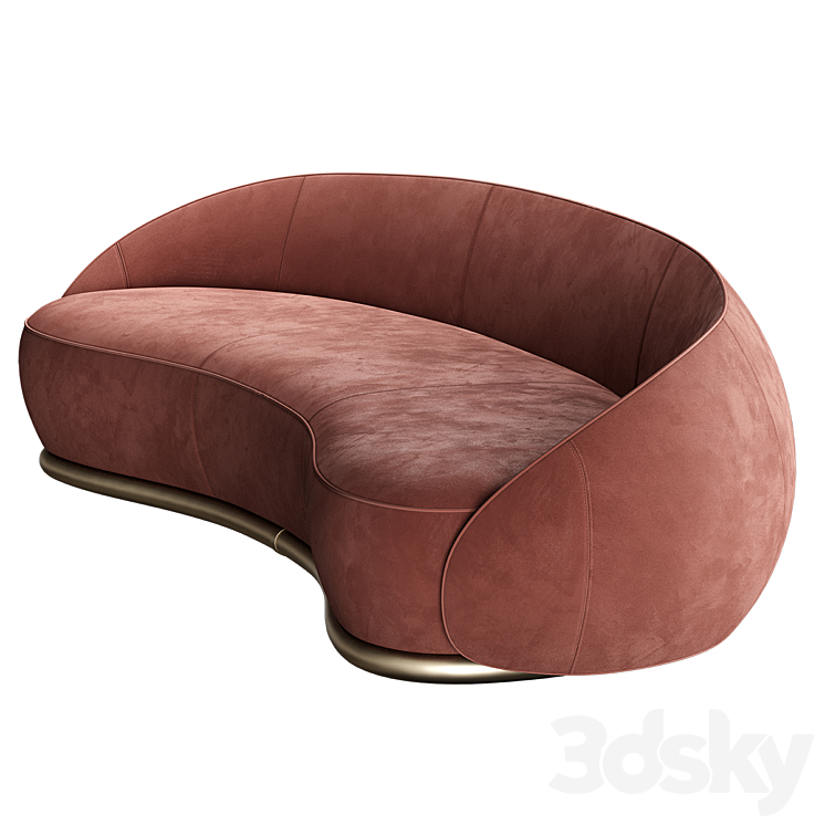 Abbracci sofa 3DS Max Model - thumbnail 2