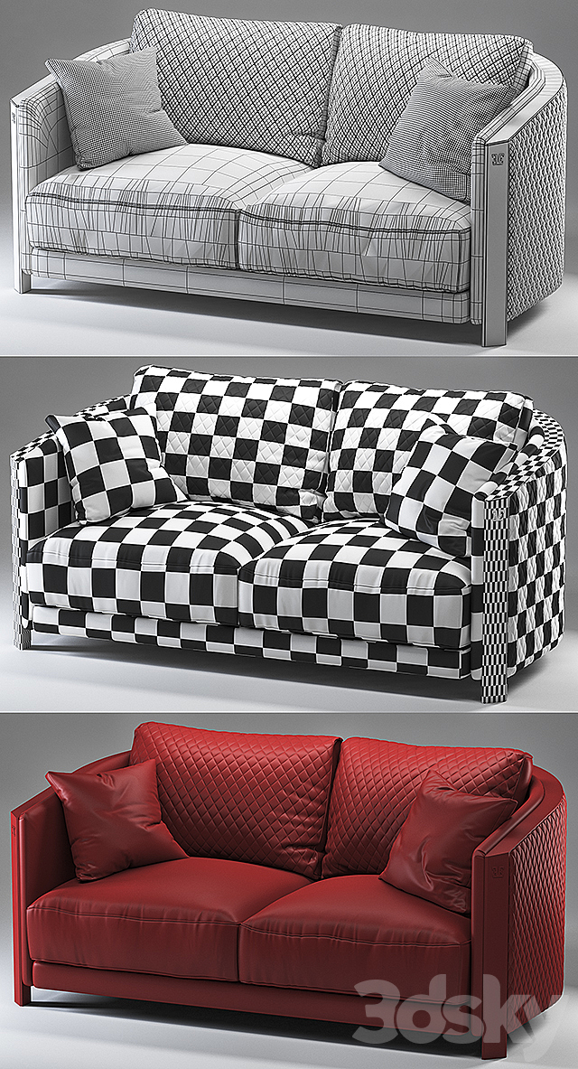 Aesthetics Magma sofa + chair 3DSMax File - thumbnail 2