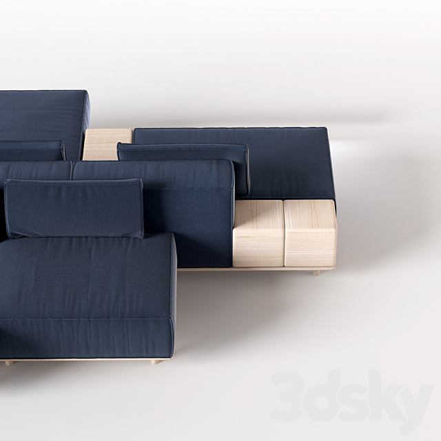 Airy Sofa by SVOYA studio 3ds Max - thumbnail 2