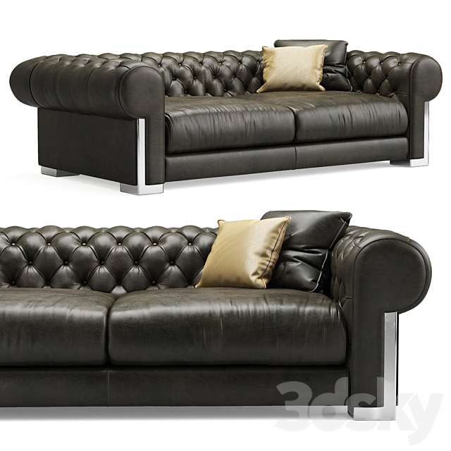 Alberta Cheope Square sofa 3DSMax File - thumbnail 1