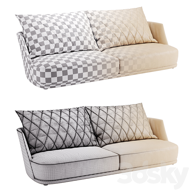 Alberta Grace sofa 3DSMax File - thumbnail 2