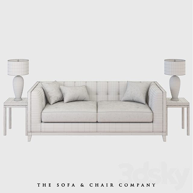 Alexander Sofa 3DSMax File - thumbnail 2