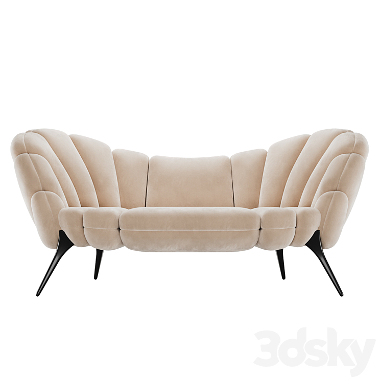 Amasunzu Sofa by Alma de Luce 3DS Max Model - thumbnail 2