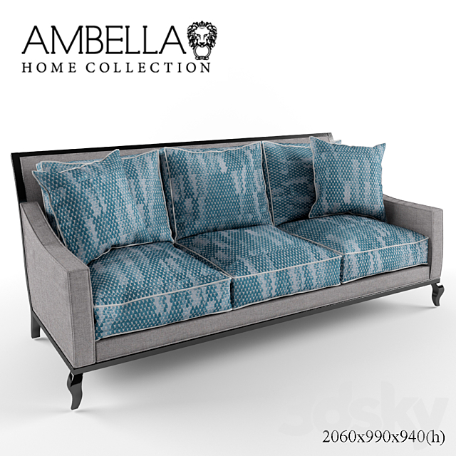 Ambella home JULES SOFA 3DSMax File - thumbnail 1