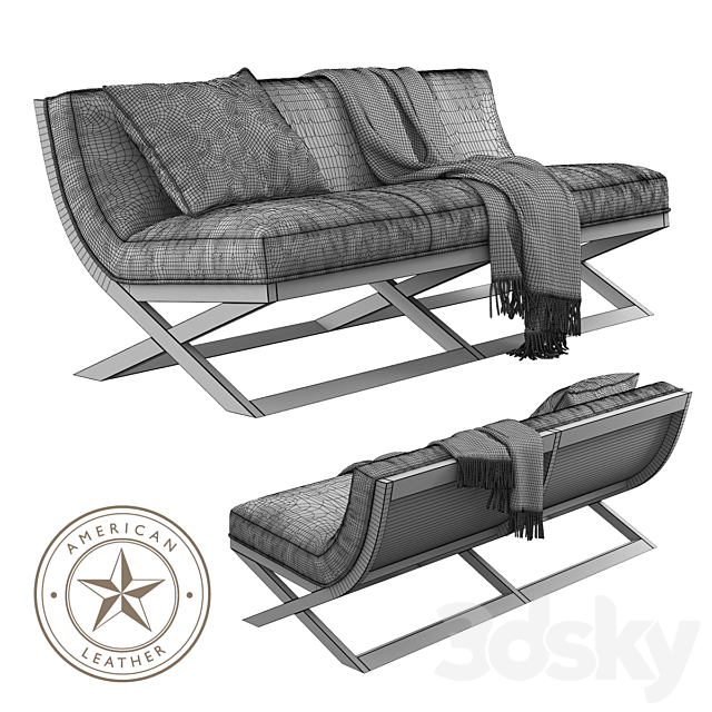 American Leather _ Tori (Sofa) 3DSMax File - thumbnail 2