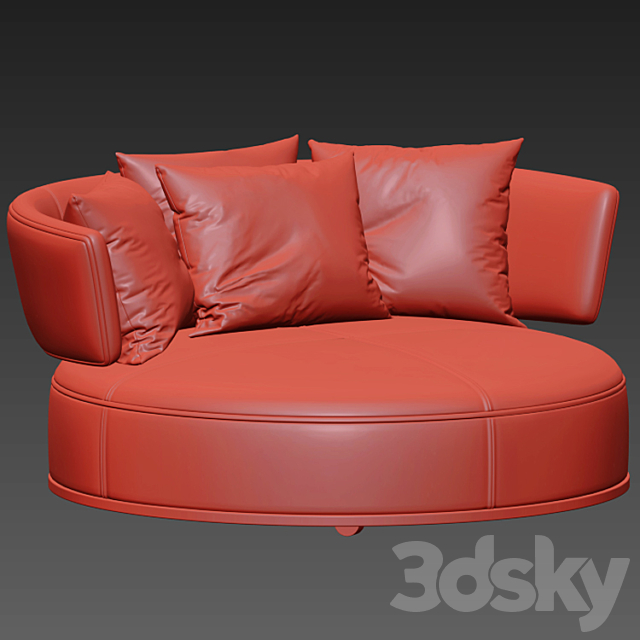Amoenus Sofa By Maxalto 3DSMax File - thumbnail 3