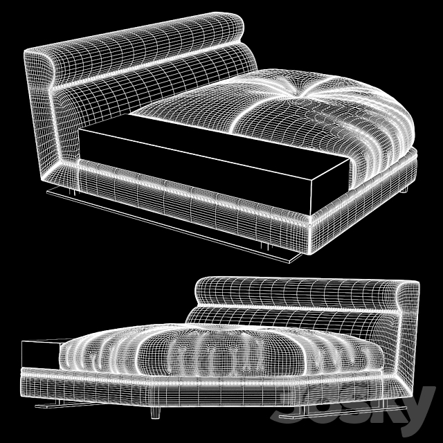 Ansel – Longhi – Sectional Sofa 3DSMax File - thumbnail 2