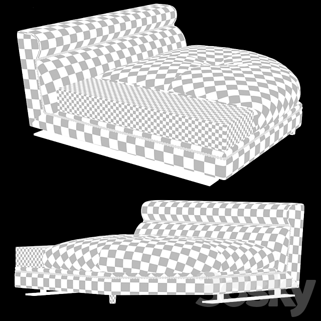 Ansel – Longhi – Sectional Sofa 3DSMax File - thumbnail 3