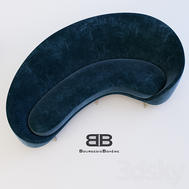 Arc Sofa 3DSMax File - thumbnail 2