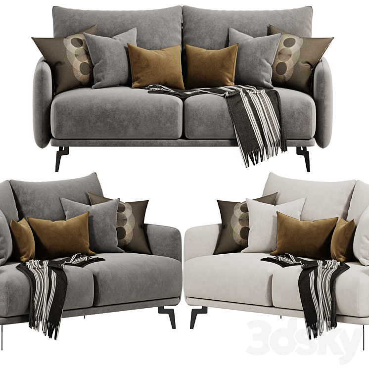 Archi Sofa by skdesign 3DS Max Model - thumbnail 2