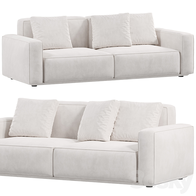 Arflex Marechiaro Sofa 3DS Max Model - thumbnail 2