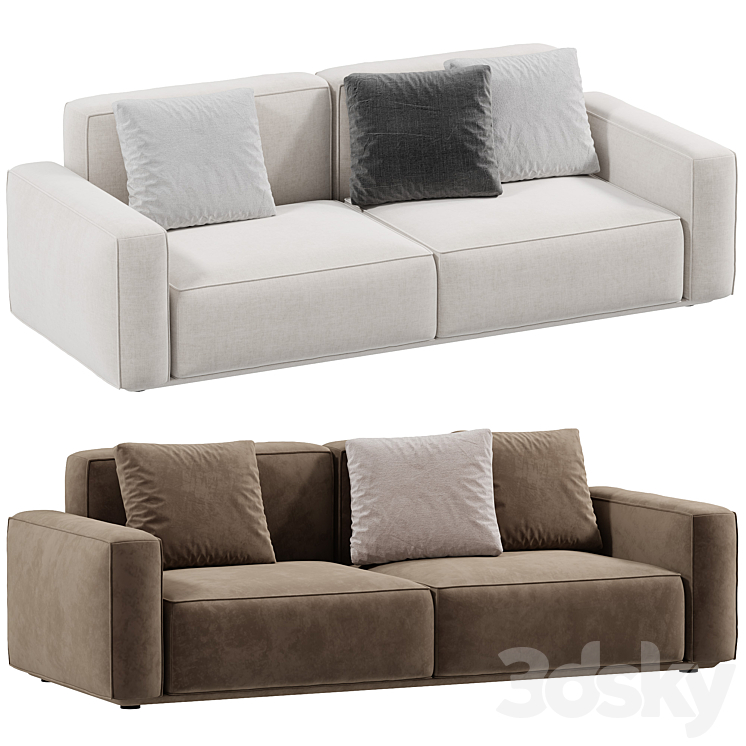 Arflex Marechiaro Sofa 3DS Max Model - thumbnail 3