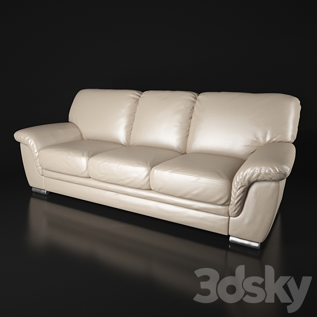 Ariel 3-seat Sofa by Pohjanmaan 3DSMax File - thumbnail 1