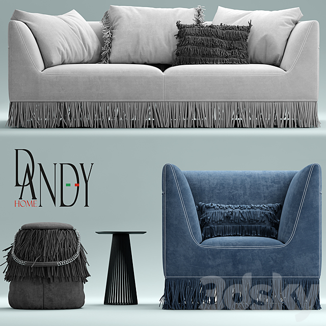 Armchair and Sofa Gamma Marilyn armchair 3DSMax File - thumbnail 1