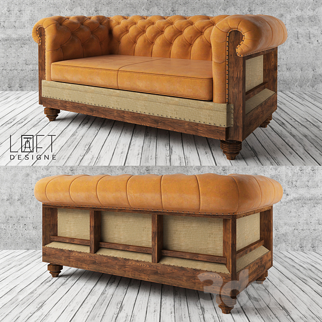 Armchair Loft model 3630 3DSMax File - thumbnail 1