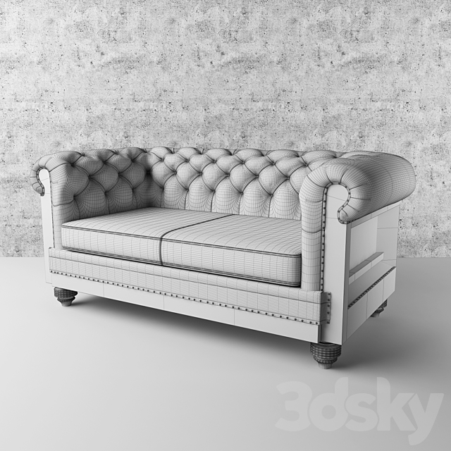 Armchair Loft model 3630 3DSMax File - thumbnail 2