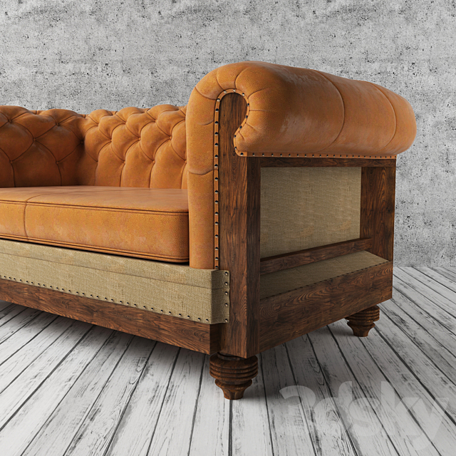 Armchair Loft model 3630 3DSMax File - thumbnail 3