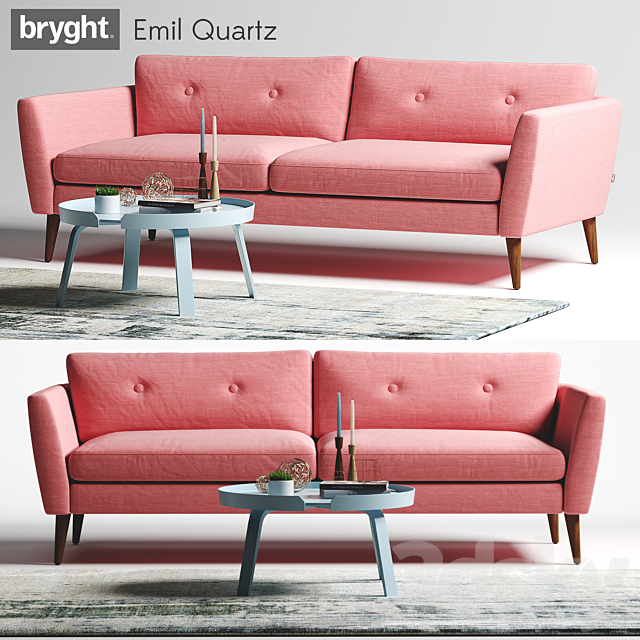 Article Bryght Emil Quartz Sofa 3DSMax File - thumbnail 1