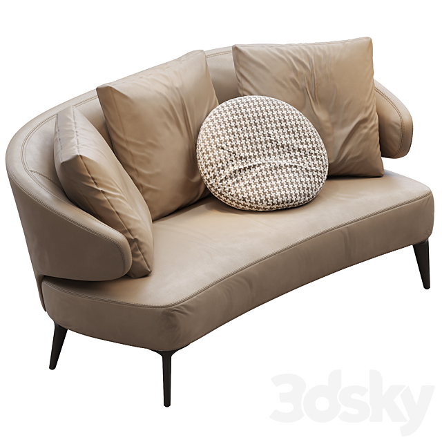 ASTON SOFA BY MINOTTI 3ds Max - thumbnail 2