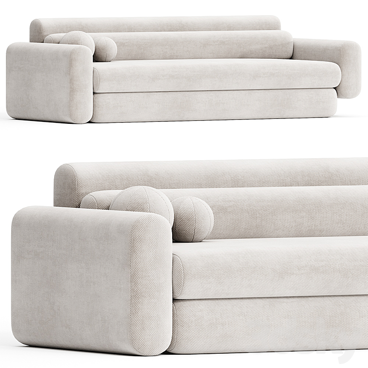 ASYM SOFA 3DS Max Model - thumbnail 1