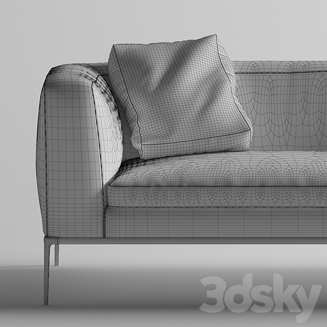 b & b italia _ Michel 3DS Max Model - thumbnail 3