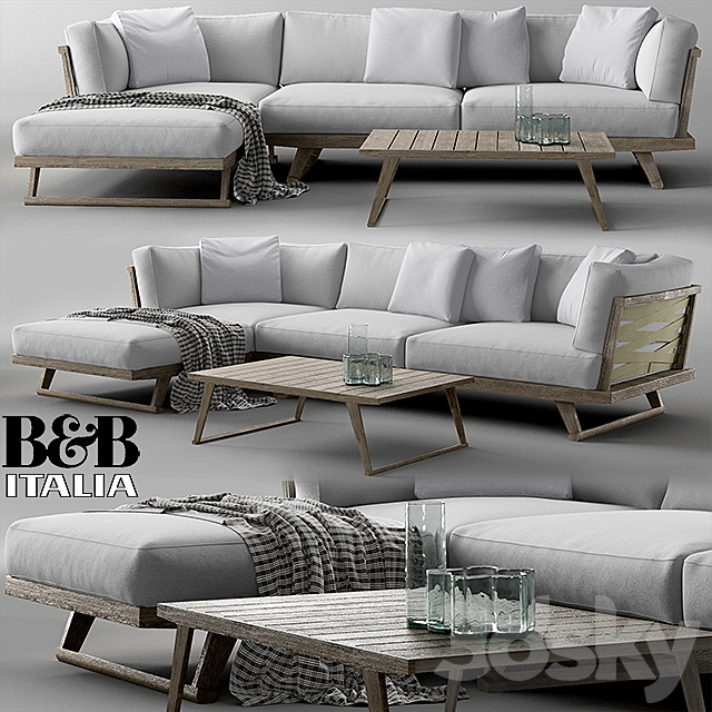 B & B Italia Gio 3DSMax File - thumbnail 1