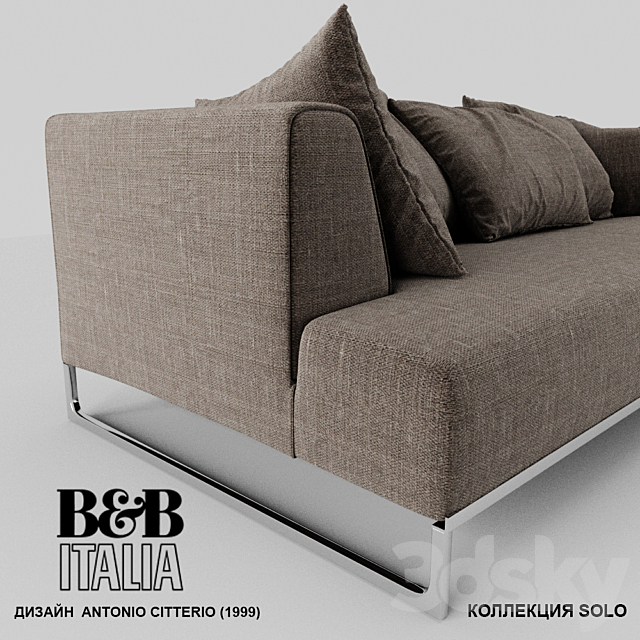 B & B Italia Solo 3DSMax File - thumbnail 2