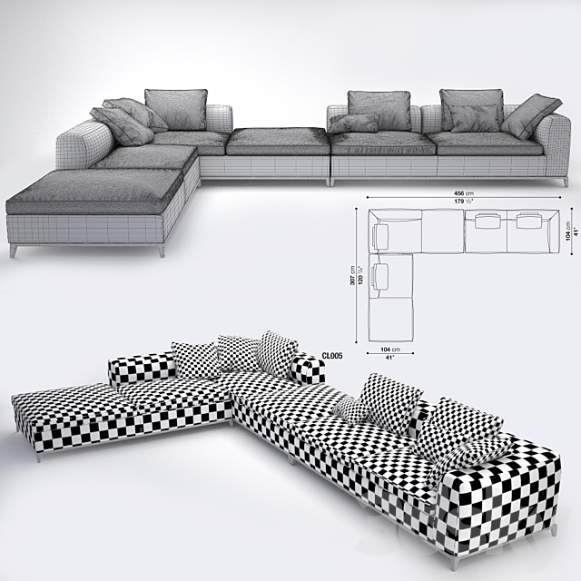 B & B Michel Club 3DSMax File - thumbnail 2