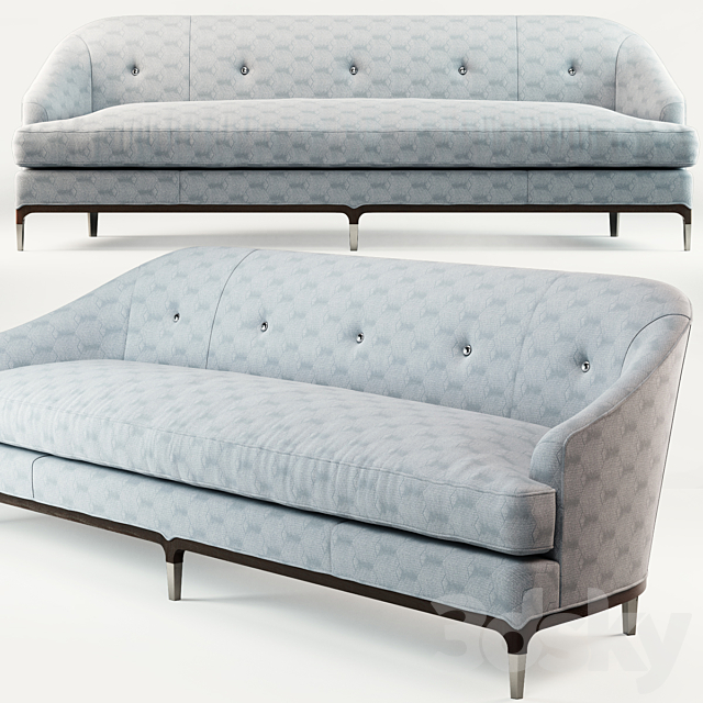 Baker Carnelian Sofa 3DSMax File - thumbnail 1