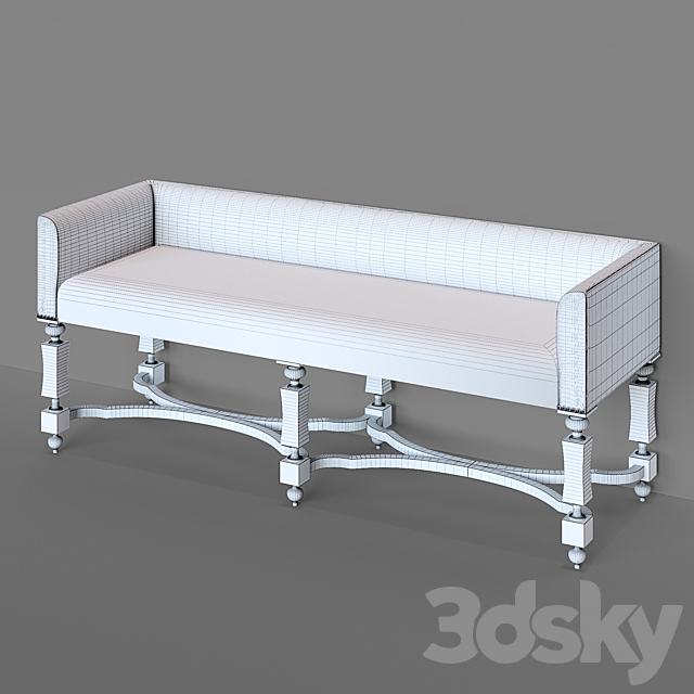 Baker JESSICA BENCH 3DSMax File - thumbnail 2