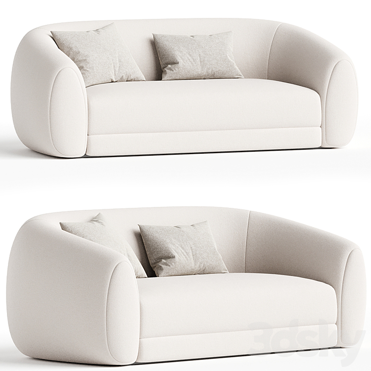 Barbanas Sofa Hamilton 3DS Max Model - thumbnail 1