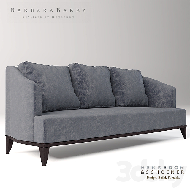 Barbara Barry Graceful Sofa 3DSMax File - thumbnail 1