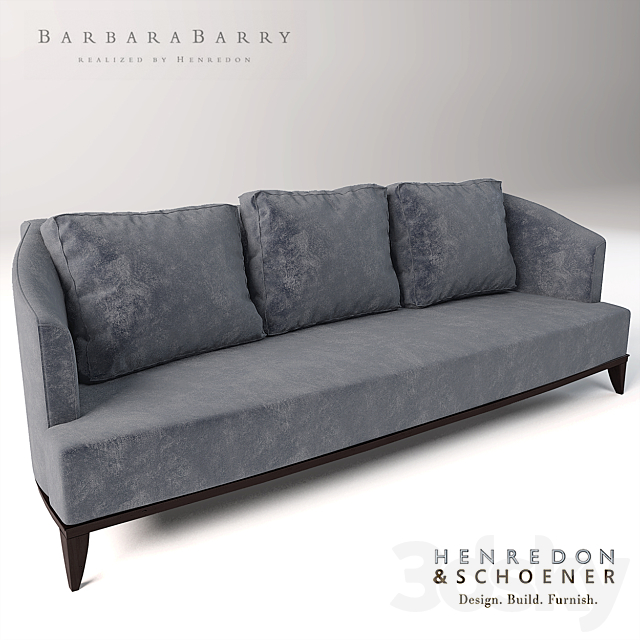 Barbara Barry Graceful Sofa 3DSMax File - thumbnail 2