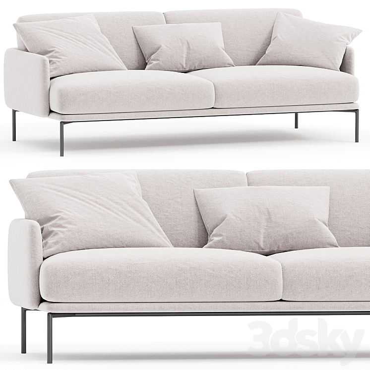 BARON Sofa Bon Adea 3DS Max Model - thumbnail 1