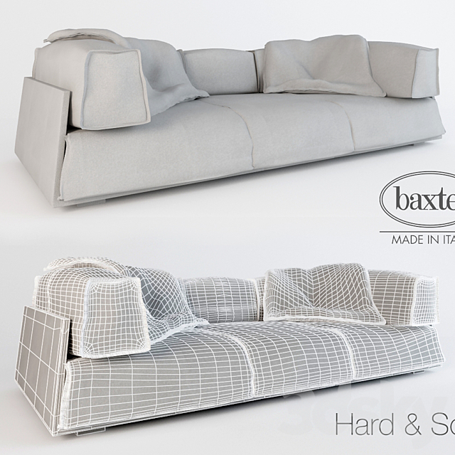 Baxter Sofa 3DSMax File - thumbnail 1