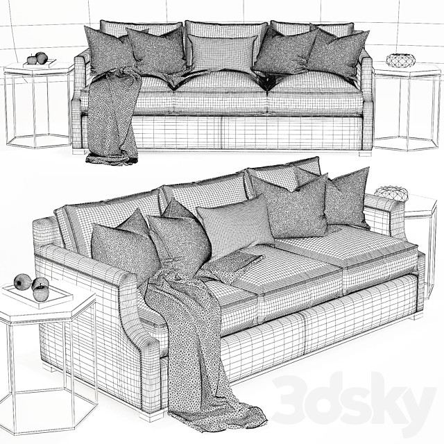 BELVEDERE SOFA_SKELETON SIDE TABLE_The sofa and chair company 3DSMax File - thumbnail 2