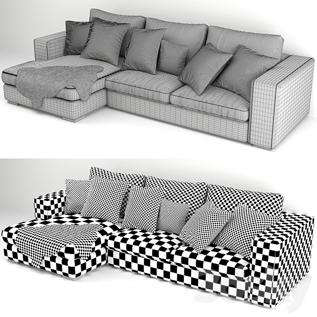 Boconcept Cenova 3DS Max Model - thumbnail 3