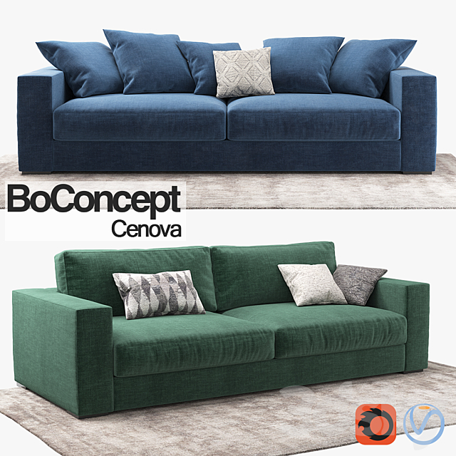 BoConcept Cenova GE52 (DE52) 3DSMax File - thumbnail 1