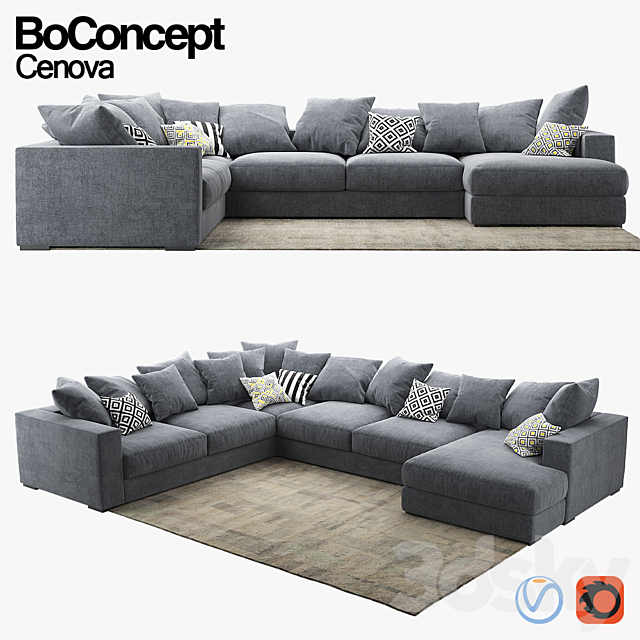 BoConcept Cenova IN52 3DSMax File - thumbnail 1