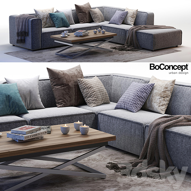 BoConcept_Carmo4 3DSMax File - thumbnail 1